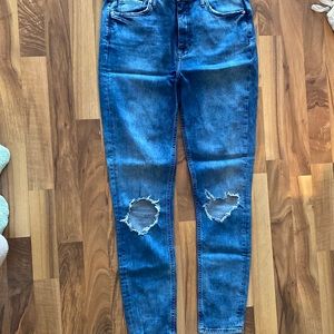 High Waisted Free People Jeans